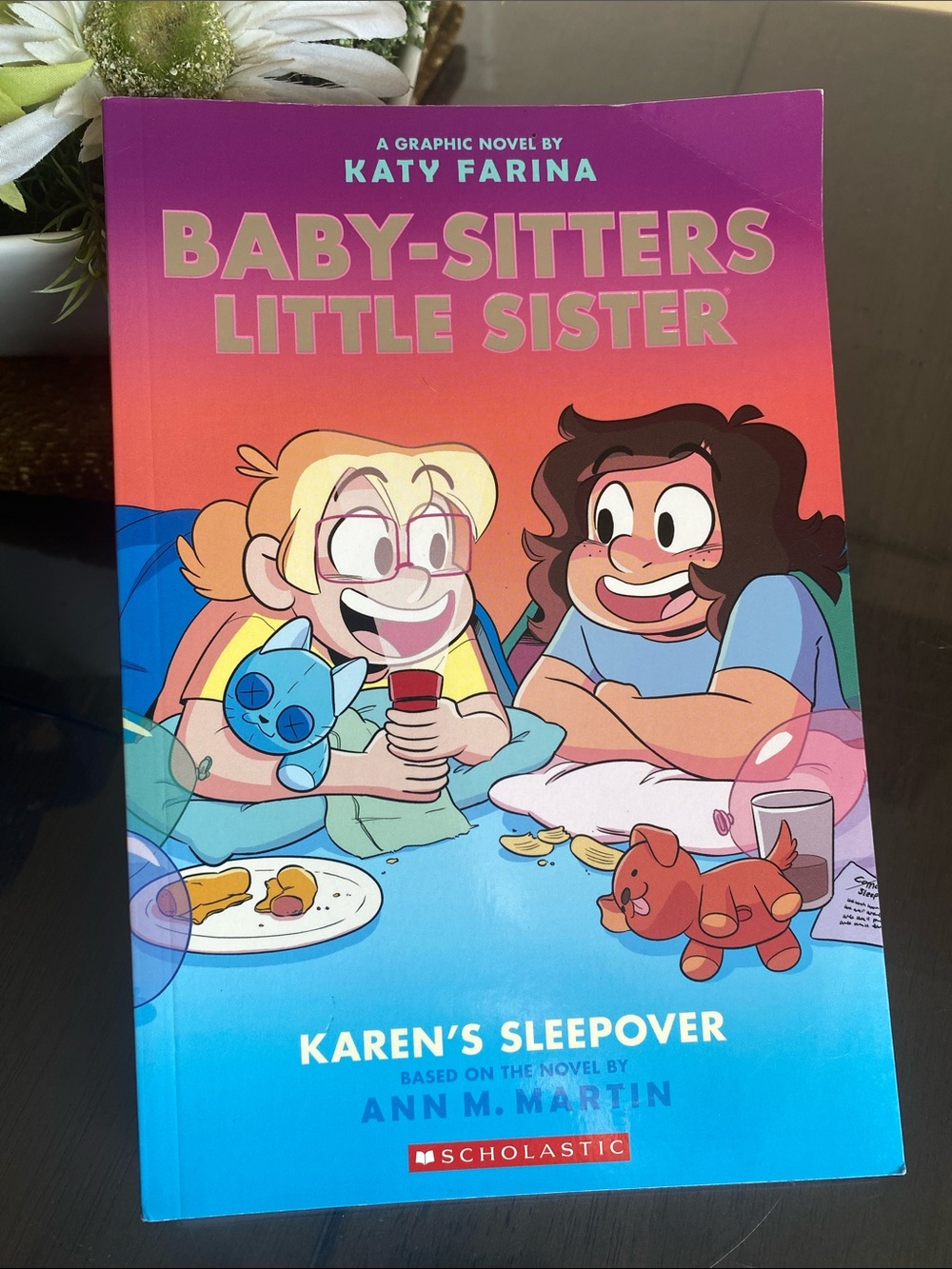 Baby-Sitters Little Sister Book graphics novel (Karen’s Sleepover)